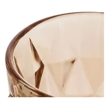 Jarra Vidro Diamond 1l Ambar Diamante Água Suco Drink Buffet Cor Dourada Foto mini 3