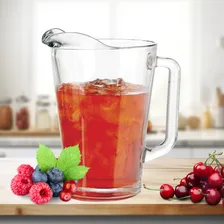 Jarra Vidro Resistente Alça Transparente Sucos E Bebidas 1l Foto mini 3