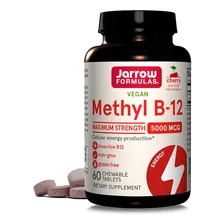 Jarrow Formulas Methyl B-12 Vitamina b12 Methyl B-12 Sabor Cereja - 60 Capsulas Mastigáveis Foto mini 1