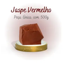 Jaspe Vermelho Bruto Peça Unica 500g Pedras Cristais Foto mini 3