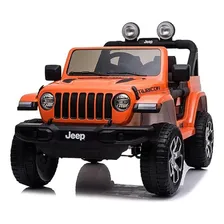 Jeep Elétrico Wrangler R/c Laranja 12v - Bandeirante Foto mini 2