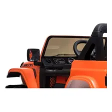 Jeep Elétrico Wrangler R/c Laranja 12v - Bandeirante Foto mini 3