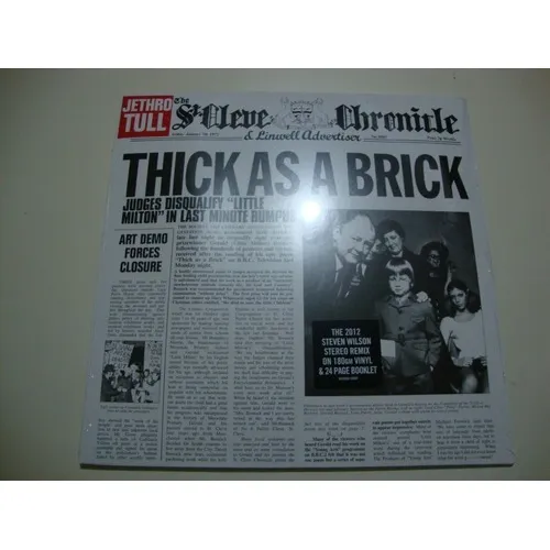 Jethro Tull - LP ? Vinil ? JETHRO TULL ? THICK AS A BRICK ? Importado- vinil Foto 1