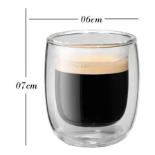 Jg 2 Copos Cafe Sorrento Parede Dupla Espresso 80ml Zwilling Cor Vidro Parede Dupla Foto mini  2