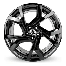 Jg Roda Golf Gti Aro15 4/5 Fur Polo Gts Virtus Fox R94+bicos Cor Black Piano 5x100 Foto mini 2