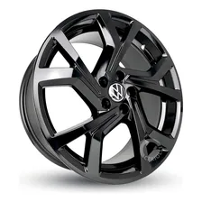 Jg Roda Golf Gti Aro15 4/5 Fur Polo Gts Virtus Fox R94+bicos Cor Black Piano 5x100 Foto mini 1