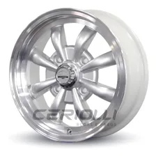 Jg Roda Mixirica Aro 15 Tala 5,5 4x130 Fusca Brasilia Spoke Cor Prata Foto mini 1