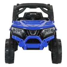 Jipe Elétrico Infantil Carrinho Elétrico 12v Azul Música Mp3 Foto mini 4