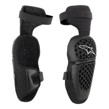 Joelheira Alpinestars Mx Bionic Plus, cor preta, tamanho S/m Foto mini 1