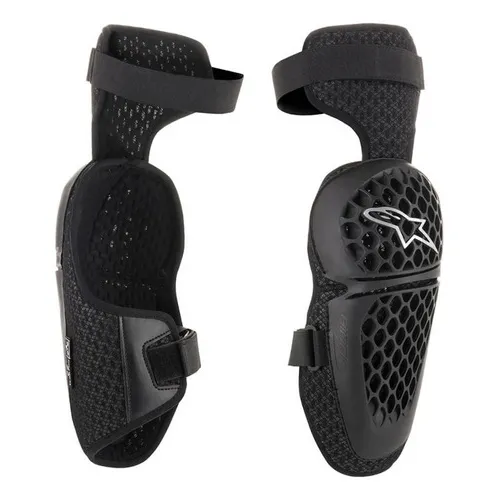 Joelheira Alpinestars Mx Bionic Plus, cor preta, tamanho S/m Foto 1