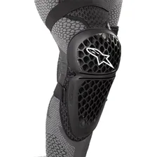 Joelheira Alpinestars Mx Bionic Plus, cor preta, tamanho S/m Foto mini 2