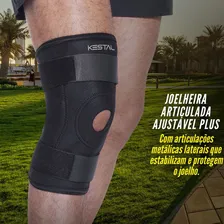 Joelheira Articulada Ajustável Neoprene Plus Size Kestal Foto mini 4