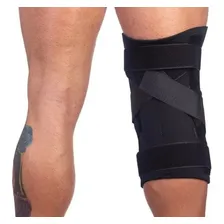 Joelheira Articulada Com Cintas Cruzadas Neoprene Tamanho GG Foto mini 2