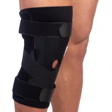 Joelheira Articulada Com Cintas Cruzadas Neoprene Tamanho GG Foto mini 1