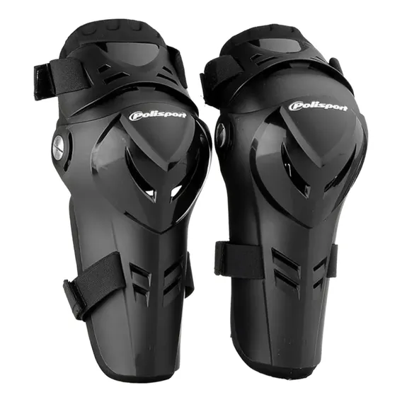 Joelheira Articulada Moto Motocross Trilha Polisport Par Cor Preto Tamanho Único Foto 1