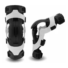 Joelheira Articulada Motocros Enduro Trilha Rx Tam Unico Amx Cor Branco Foto mini 3