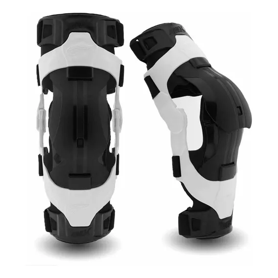 Joelheira Articulada Motocros Enduro Trilha Rx Tam Unico Amx Cor Branco Foto 1