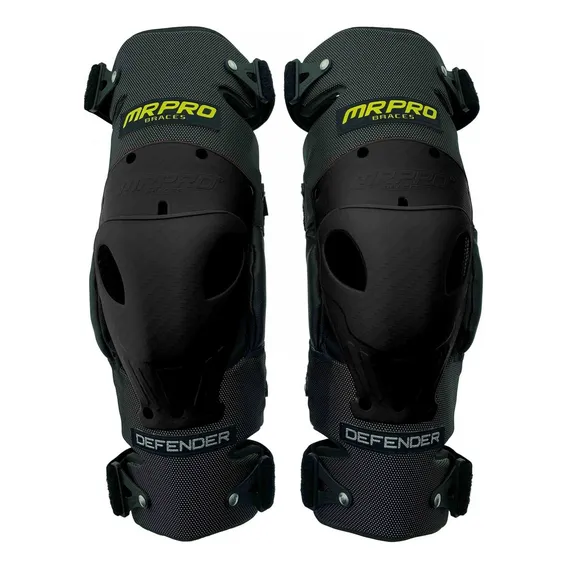 Joelheira Articulada Mr Pro Defender Preto Motocross Enduro Tamanho G Foto 1