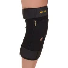 Joelheira Articulada Ortopédica Em Neoprene Bilateral Preto Tamanho G Foto mini 1