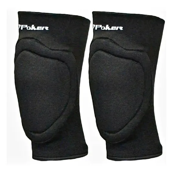 Joelheira De Goleiro Profissional Futsal Premium Poker Move Cor Preto Tamanho Gg Foto 1