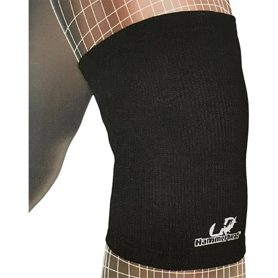 Joelheira Esportiva Compressão Elástica Hammerhead 1-par Cor Preto Tamanho P Foto 1