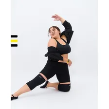 Joelheira Longa Neoprene Kestal Cor Preta Tamanho Longa Gg Foto mini  2