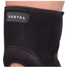 Joelheira Neoprene Ajustável C/ Reforço Patelar Preta Kestal Foto mini 3