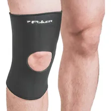 Joelheira Neoprene Lisa Com Orifício Cor:preto Tamanho G Foto mini 1
