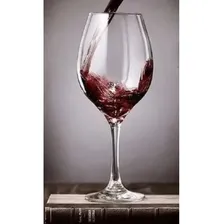 Jogo 06 Taças De Vidro Barone Vinho 385ml Nadir Figueiredo Foto mini  3