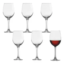 Jogo 06 Unidades Taça Barone Vinho - 385ml - 7156 - Nadir Cor Transparente Foto mini 1