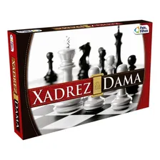 Jogo 2 em 1 Xadrez & Dama Pais & Filhos 2811 Xadrez com 32 Pecas e Dama 24 Pecas com Tabuleiro Foto mini 4