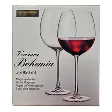 Jogo 2 Taças De Vinho 850ml Cristal - Bohemia Foto mini 3