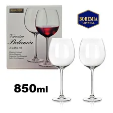 Jogo 2 Taças De Vinho 850ml Cristal - Bohemia Foto mini 1