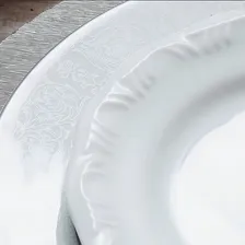Jogo 24 Pçs Pratos Rasos Fundos E Sobremesa Pomerode Schmidt Foto mini  2