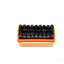Jogo 27 Marcadores Punções Alfabeto Abcdário 10mm Starfer Foto mini 2