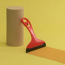 Jogo 3 Peças Utensílios Cozinha Acessórios Pia Lixinho Cor Vermelho Foto mini 2