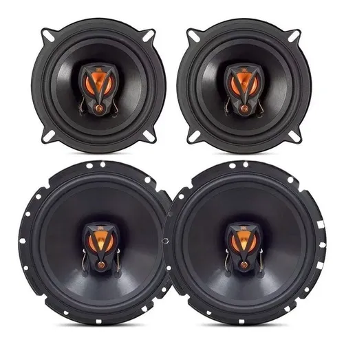Jogo 4 Auto Falante Jbl Selenium 200w Rms Palio Uno 4 Portas Cor Preto Foto 1