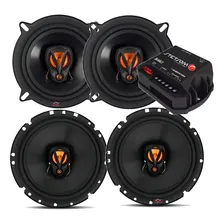 Jogo 4 Auto Falante Selenium 200w Gol G3 G4 G5 G6 G7+ M贸dulo Cor Preto Foto mini 1