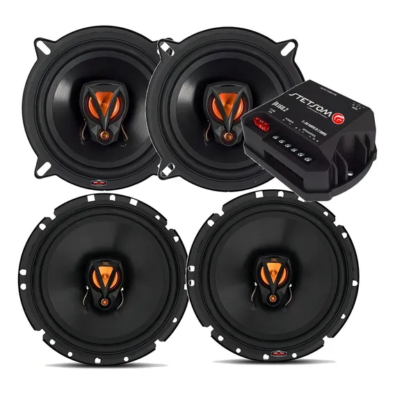 Jogo 4 Auto Falante Selenium 200w Gol G3 G4 G5 G6 G7+ M贸dulo Cor Preto Foto 1