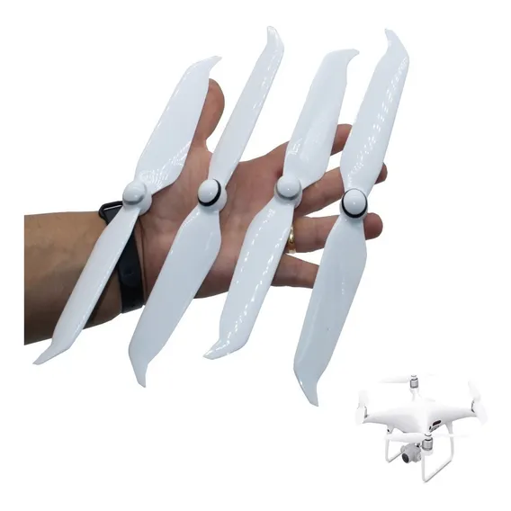 Jogo 4 Helices Drone Dji Phantom 4/pro Conjunto Completo Foto 1