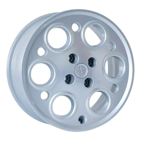 Jogo 4 Rodas Alfa Romeu Aro15 M2 4x100 Cor Prata Foto 1