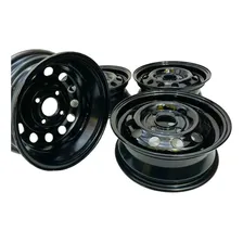 Jogo 4 Rodas Ferro Aro 13 Ford Escort Gl Courrier Escort Ka Cor Preto Foto mini 1