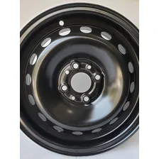 Jogo 4 Rodas Ferro Uno Palio Mobi Doblo Cronos Fiat Aro 14 Cor Preto Foto mini 3