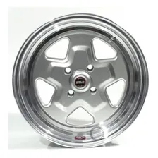 Jogo 4 Rodas Weld Pro Star Aro 15 Tala 7 C9 4x100 + Bicos Cor Prata Diamantada Foto mini 2