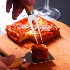 Jogo 4 Utensílios Para Queijo Facas Espátula Garfo Foto mini 4