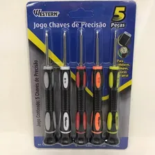 Jogo 5 Chaves Precisão Celular - Estrela Fenda Phillips Torx Foto mini 4