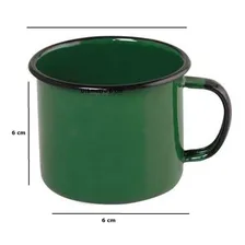 Jogo 6 Canecas Esmaltadas Agata NÂș 6 160ml Cores Ewel Foto mini 4