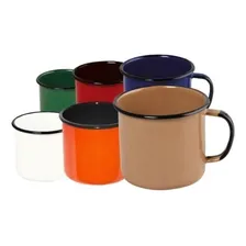 Jogo 6 Canecas Esmaltadas Agata NÂș 6 160ml Cores Ewel Foto mini 1