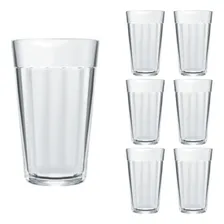 Jogo 6 Copo Americano Long Drink 345ml Vidro Nadir Foto mini 3