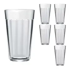 Jogo 6 Copo Americano Long Drink 345ml Vidro Nadir Foto mini 1
